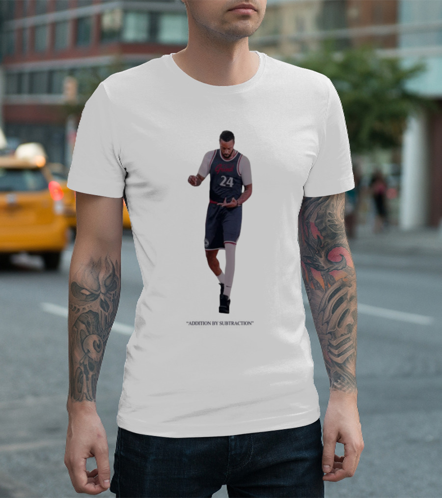 Norman Powell Grind 24 Basketball Addition By Subtraction T-Shirt