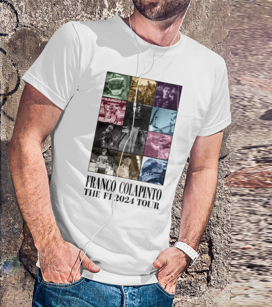 Franco Colapinto Bullet Racing F1 2024 Tour T-Shirt