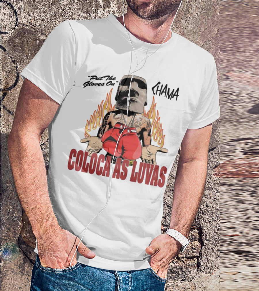 "Coloca As Luvas Put The Gloves On Flame Boxing" T-Shirt