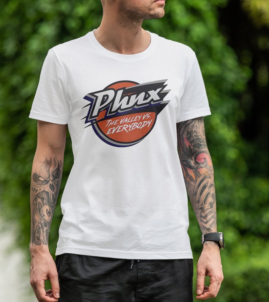 Phnx The Valley Vs Everybody Phoenix Mercury Basketball Tee T-Shirt