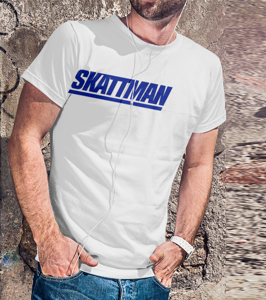 SKATTMAN Cam Skattebo New York Giants Team Spirit T-Shirt