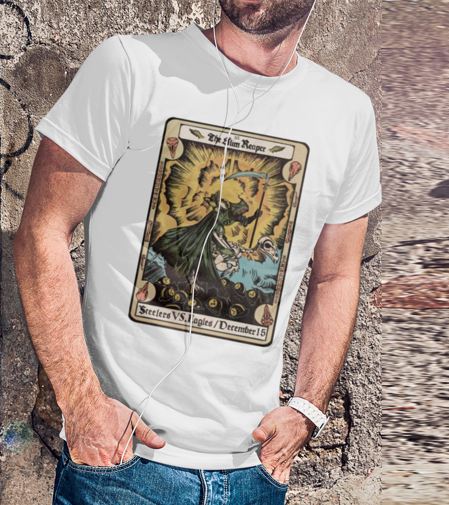 The Slim Reaper Steelers VS Eagles December 15 T-Shirt