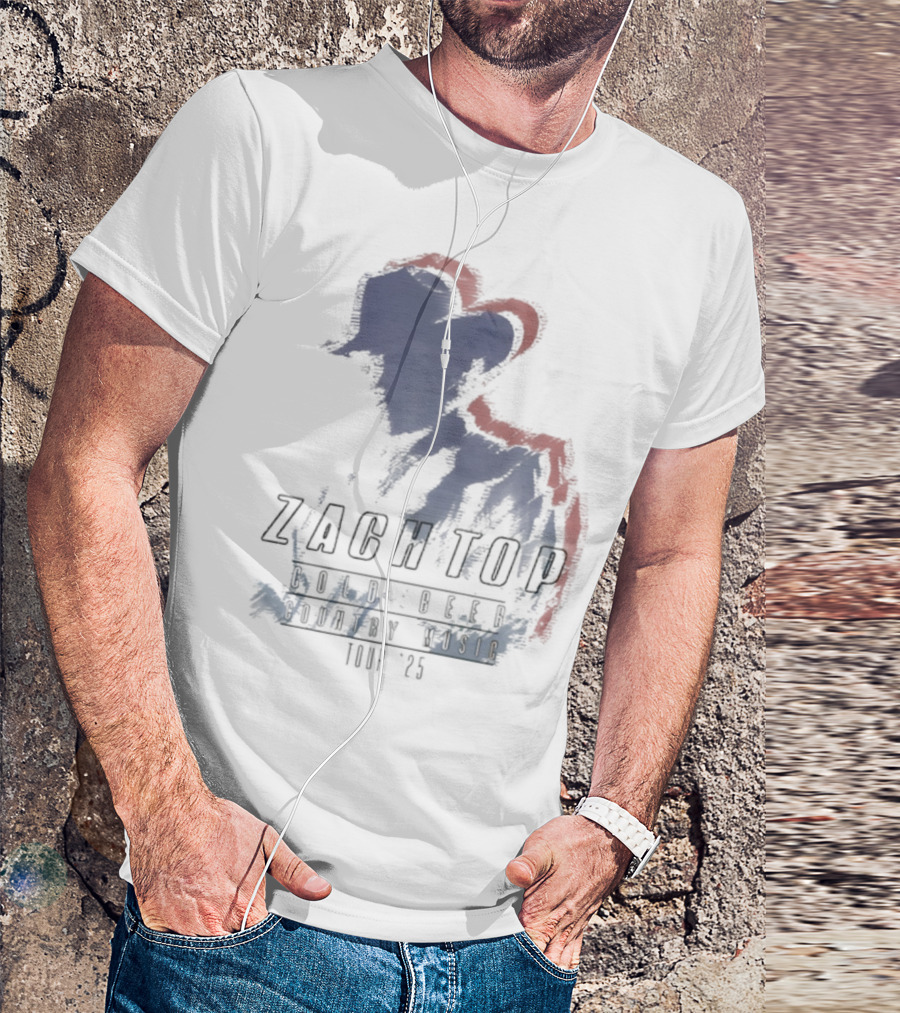 Zach Top Double Zach Hat Outline 1995 T-Shirt