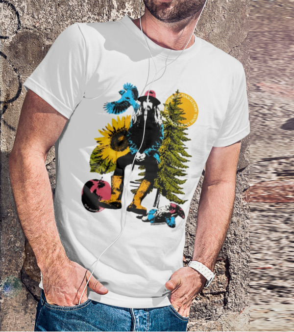 All Things Must Pass George Harrison Sunflower Tree Bird Apple T-Shirt