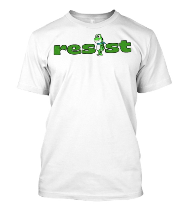 Antifa Frog Resist City Of Roses Chapter Portland Oregon T-Shirt