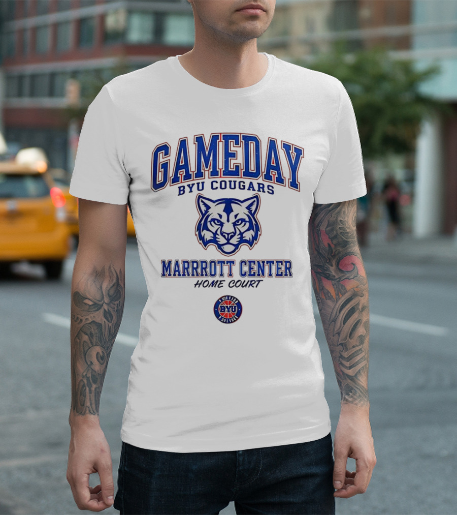 Gameday BYU Cougars Marriott Center Home Court T-Shirt