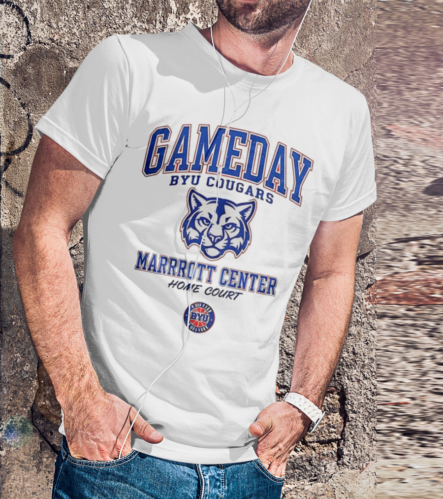 Gameday BYU Cougars Marriott Center Home Court T-Shirt
