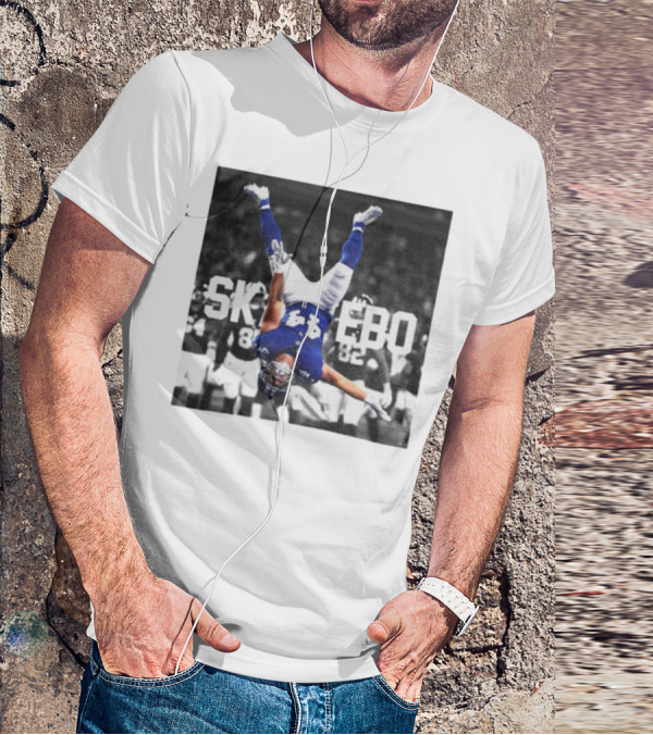 Cam Skattebo Backflip New York Giants NFL Football 2025 T-Shirt