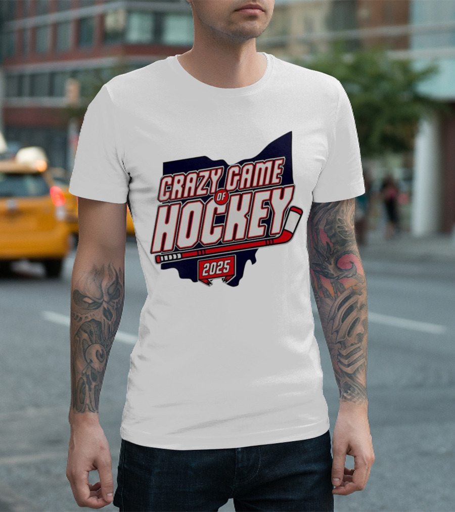 Crazy Game Of Hockey 2025 T-Shirt