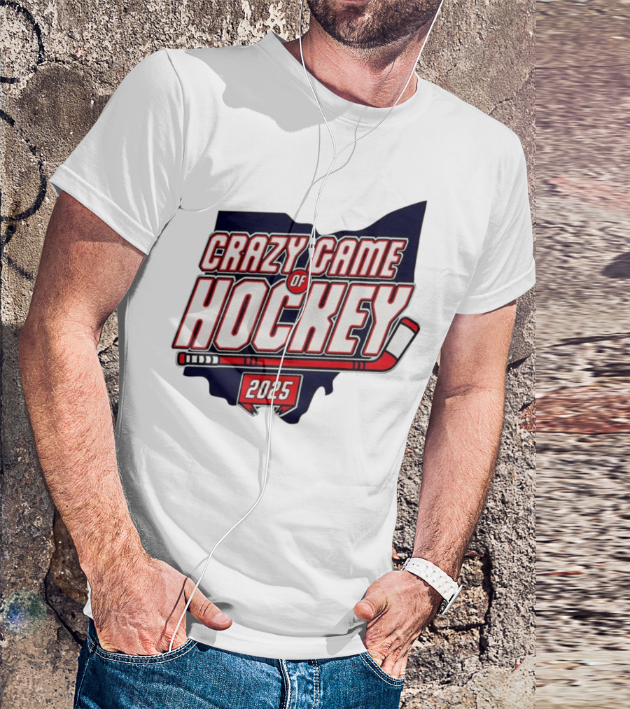 Crazy Game Of Hockey 2025 T-Shirt