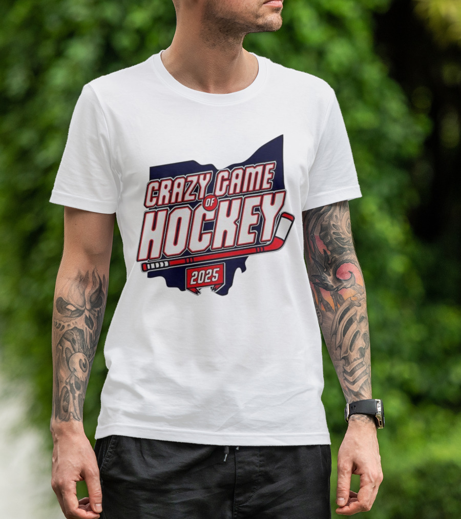 Crazy Game Of Hockey 2025 T-Shirt