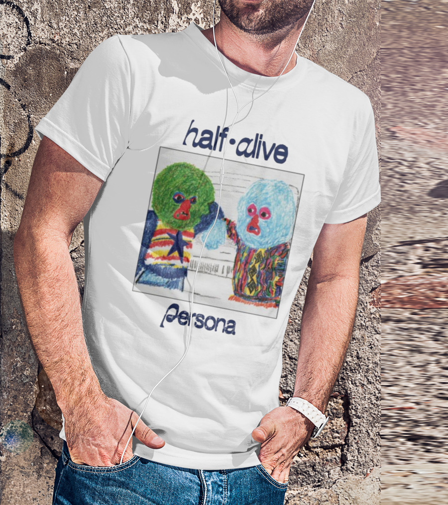 Half Alive Persona Crayon Art Duo T-Shirt