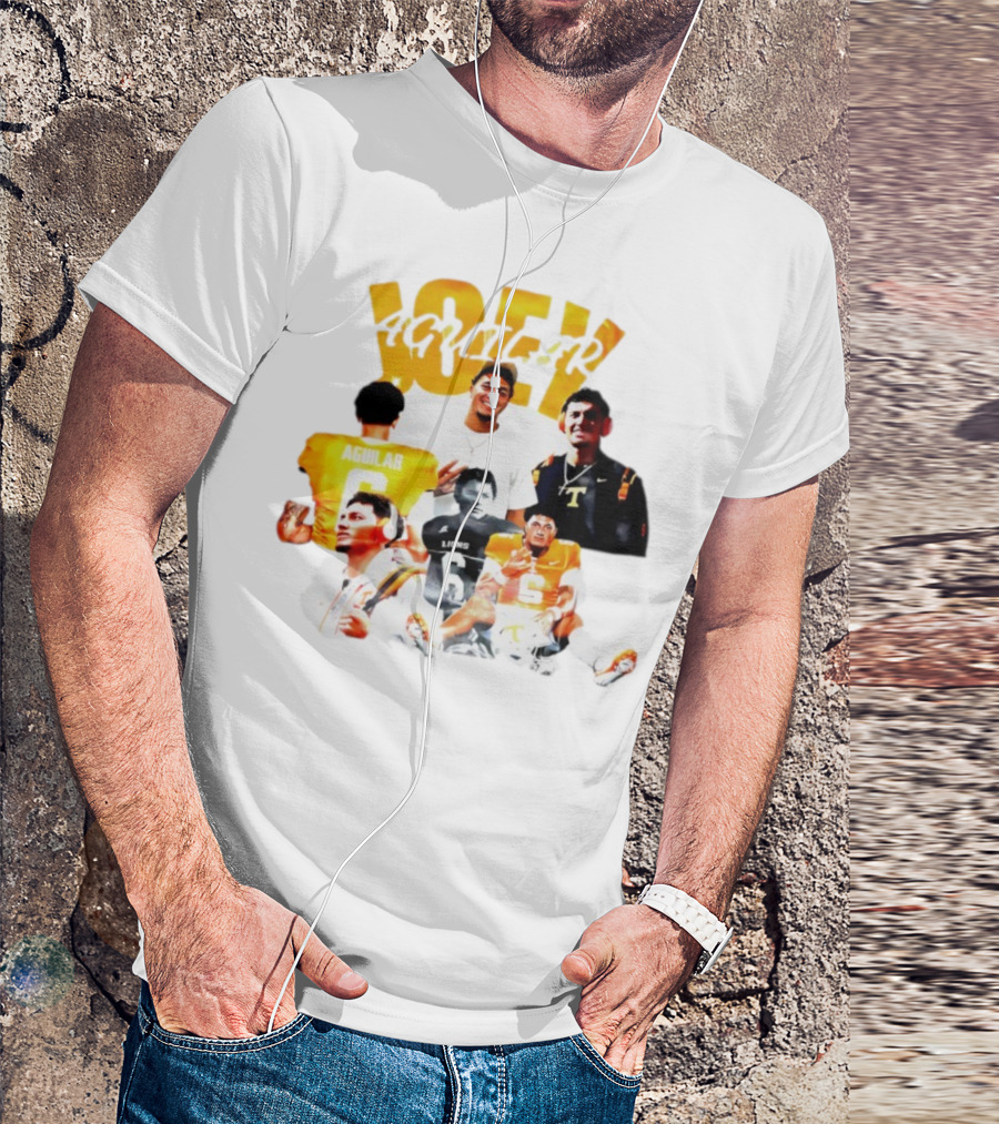 Joey Aguilar Tennessee Volunteers Football Lions Number 6 T-Shirt