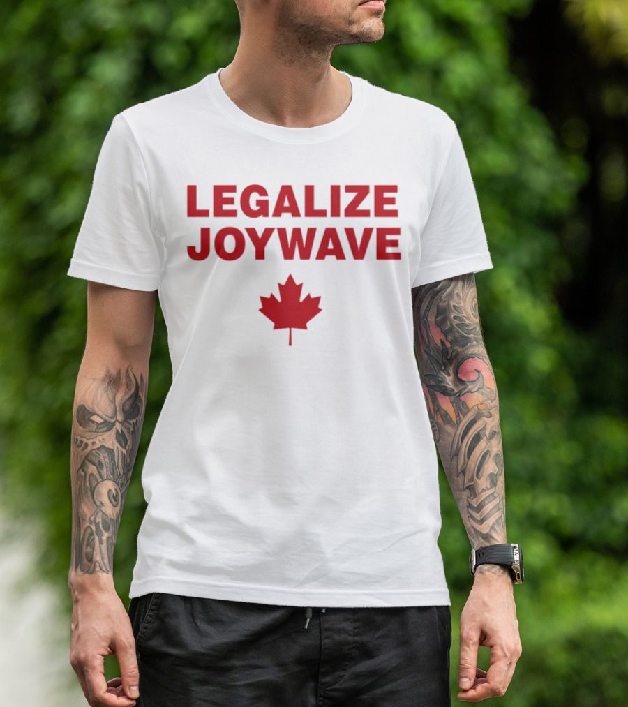 Legalize Joywave Maple Leaf Icon Canada Theme T-Shirt