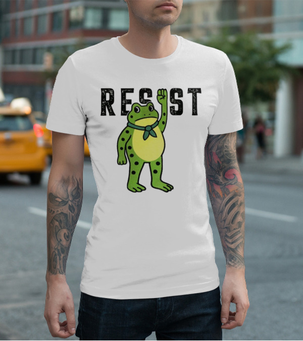 Portland Frog Resist Free Portland Ribbit Power T-Shirt