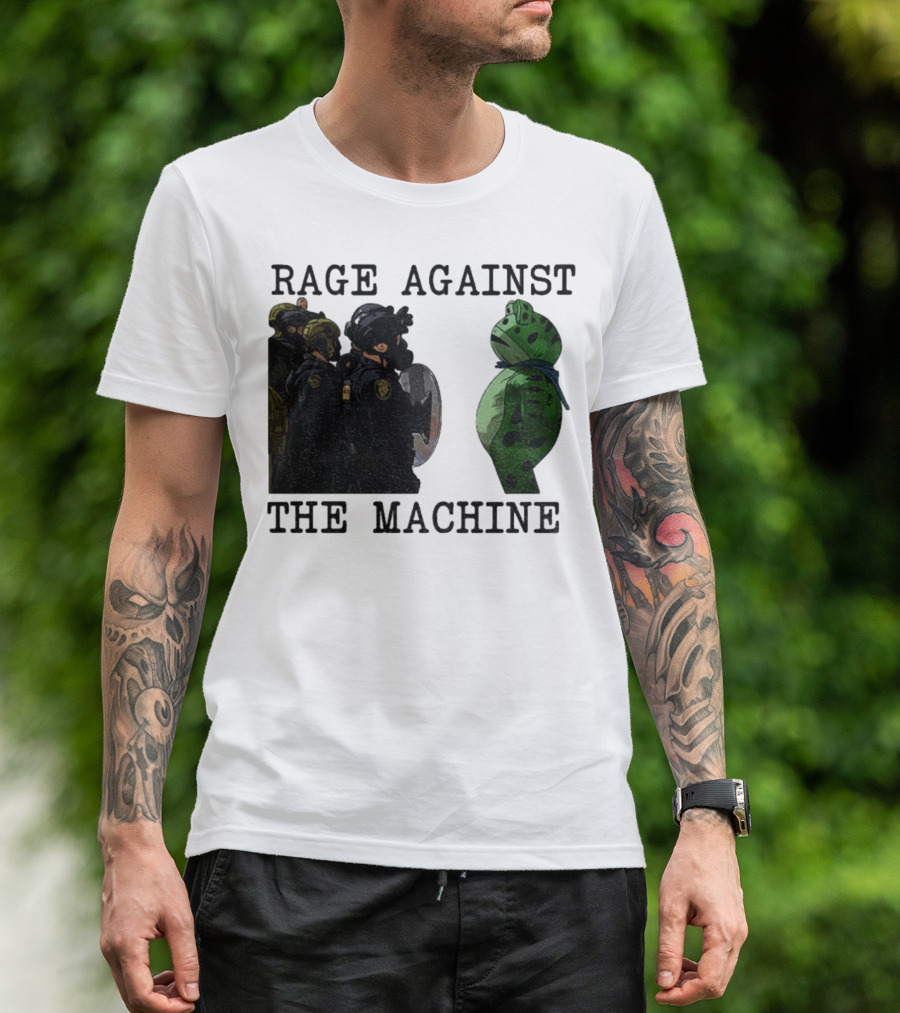 Rage Against The Machine Portland Frog Protest Poland 2025 Political T-Shirt