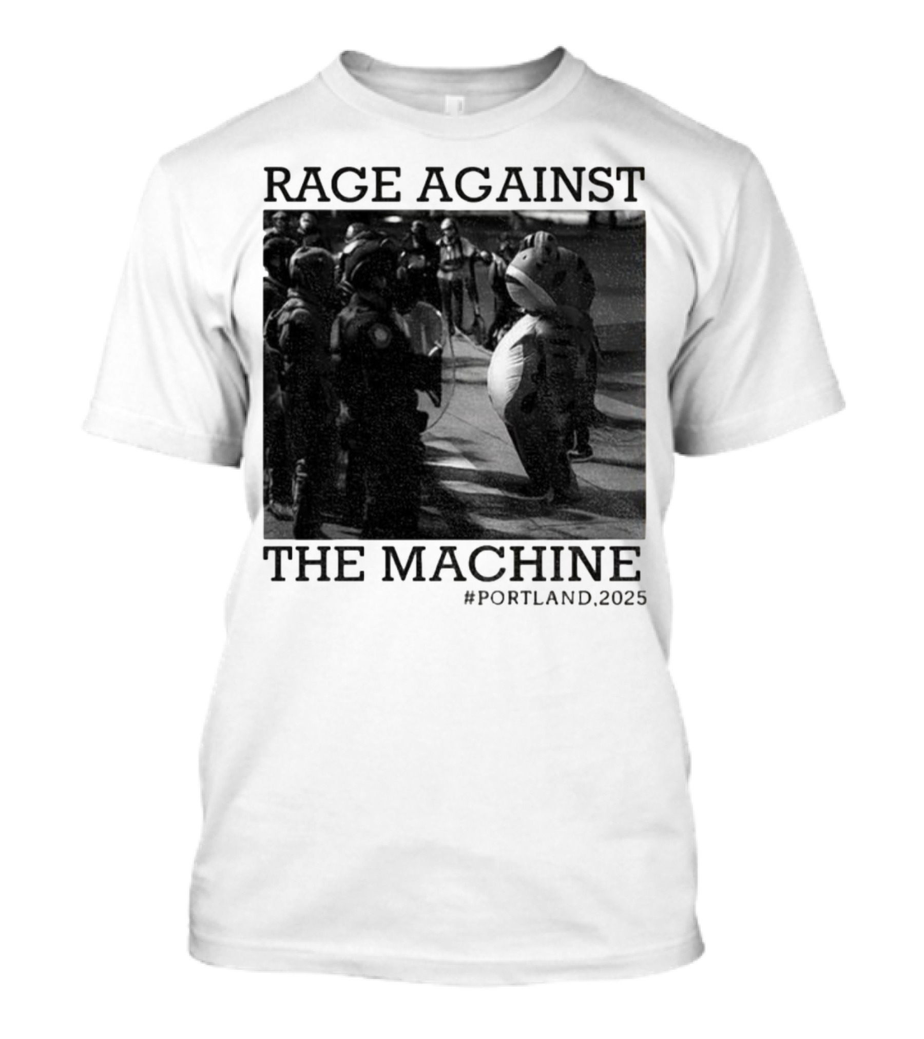 Rage Against The Machine Portland Frog Protest 2025 T-Shirt