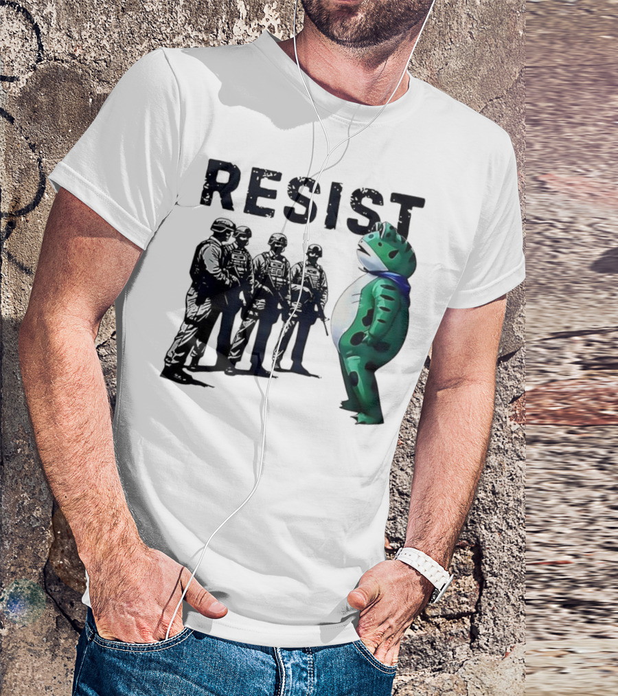 RESIST Portland Frog Protest Iconic Image T-Shirt