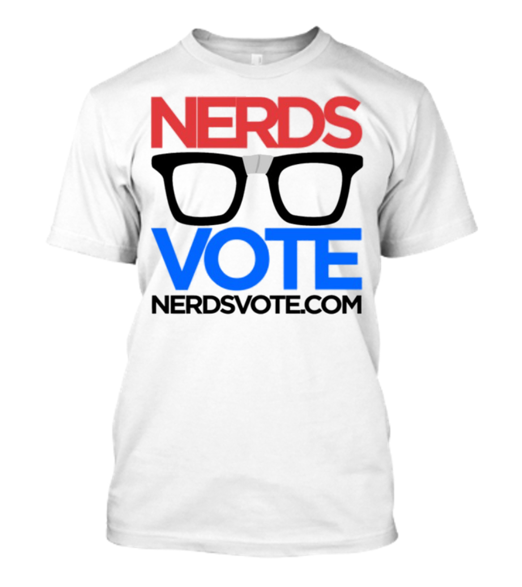NERDSVOTE Steve Blum Collaboration Nerds Vote Initiative T-Shirt