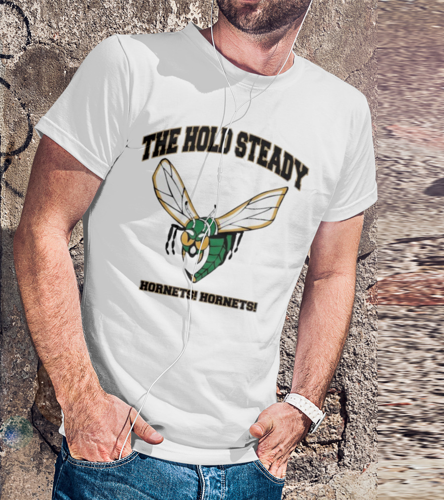 The Hold Steady Hornets Hornets Logo Buzzing Insect Art T-Shirt