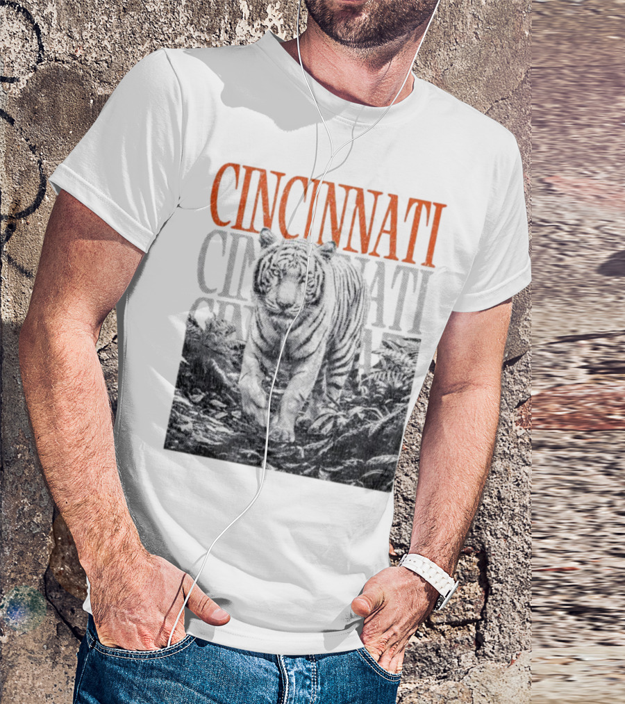 Cincinnati Bengals Tiger Fan Team Spirit T-Shirt