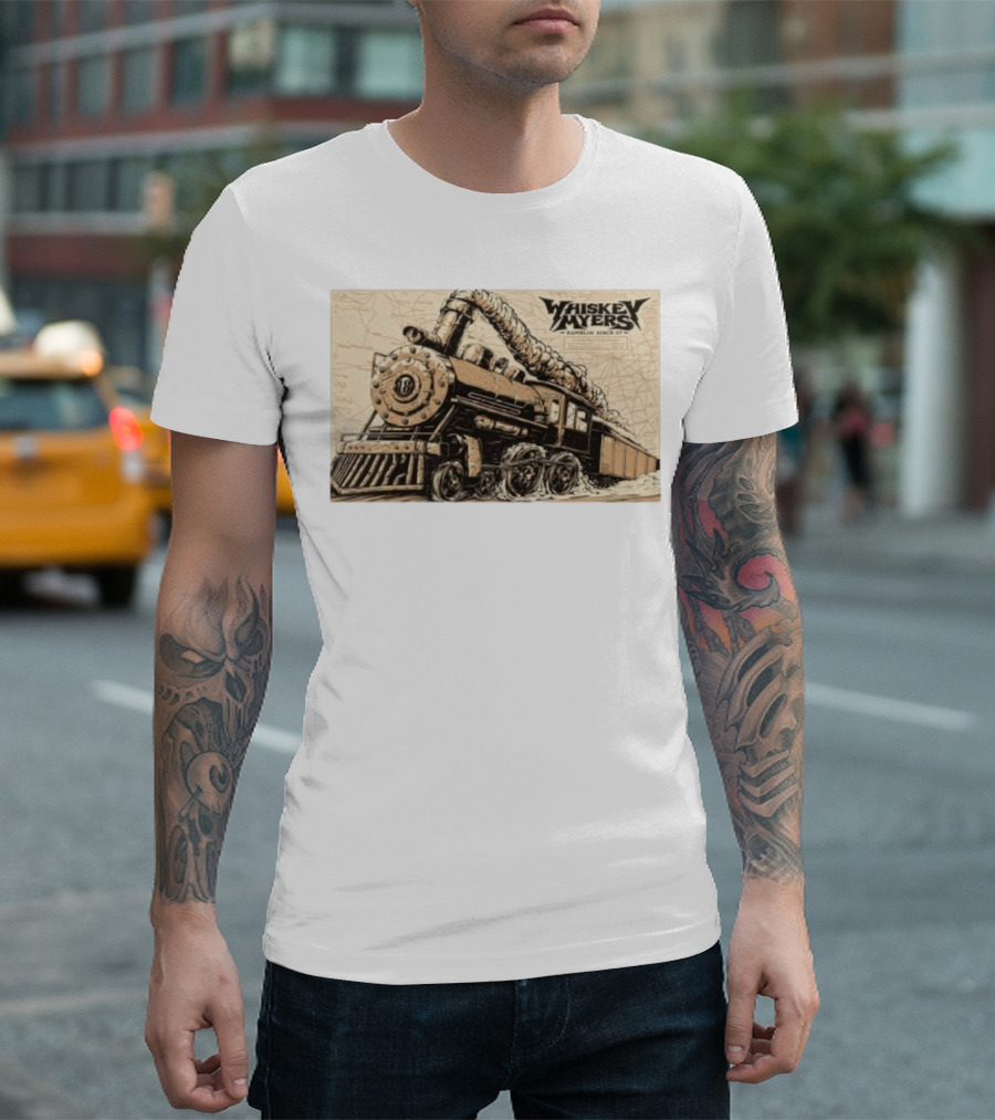 Whiskey Myers Train Greensboro NC October 10 2025 Ramblin' Since 07 T-Shirt