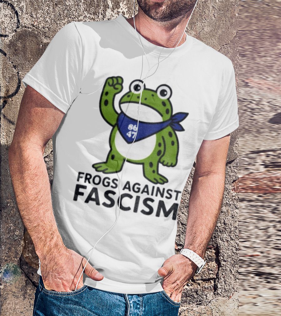 Frogs Against Fascism 86 47 Peaceful Protest Image T-Shirt