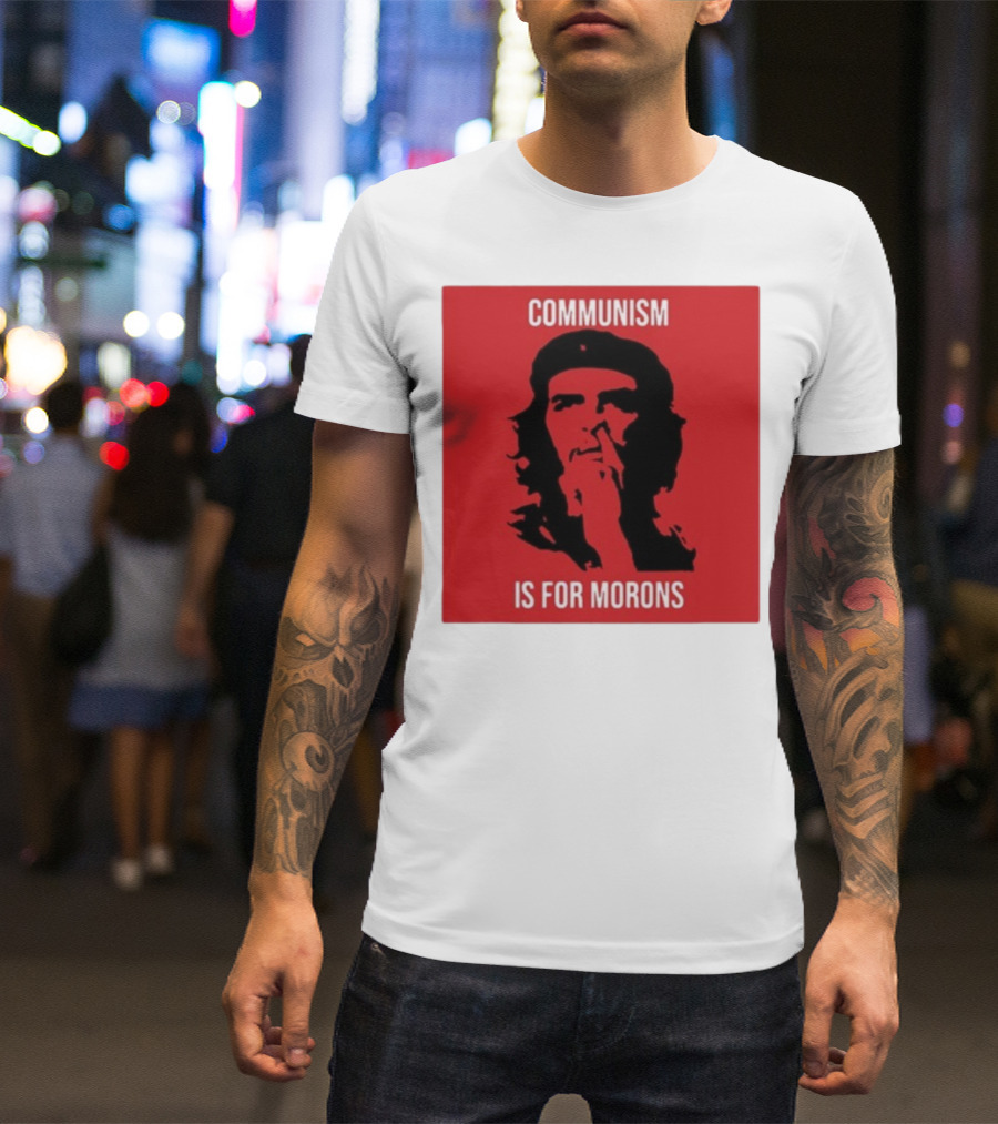 Communism Is For Morons Che Guevara Red T-Shirt
