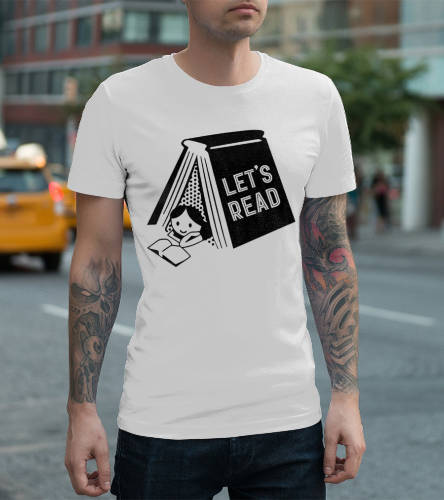 Derek Luh Let’s Read 2025 Book Tent Design T-Shirt