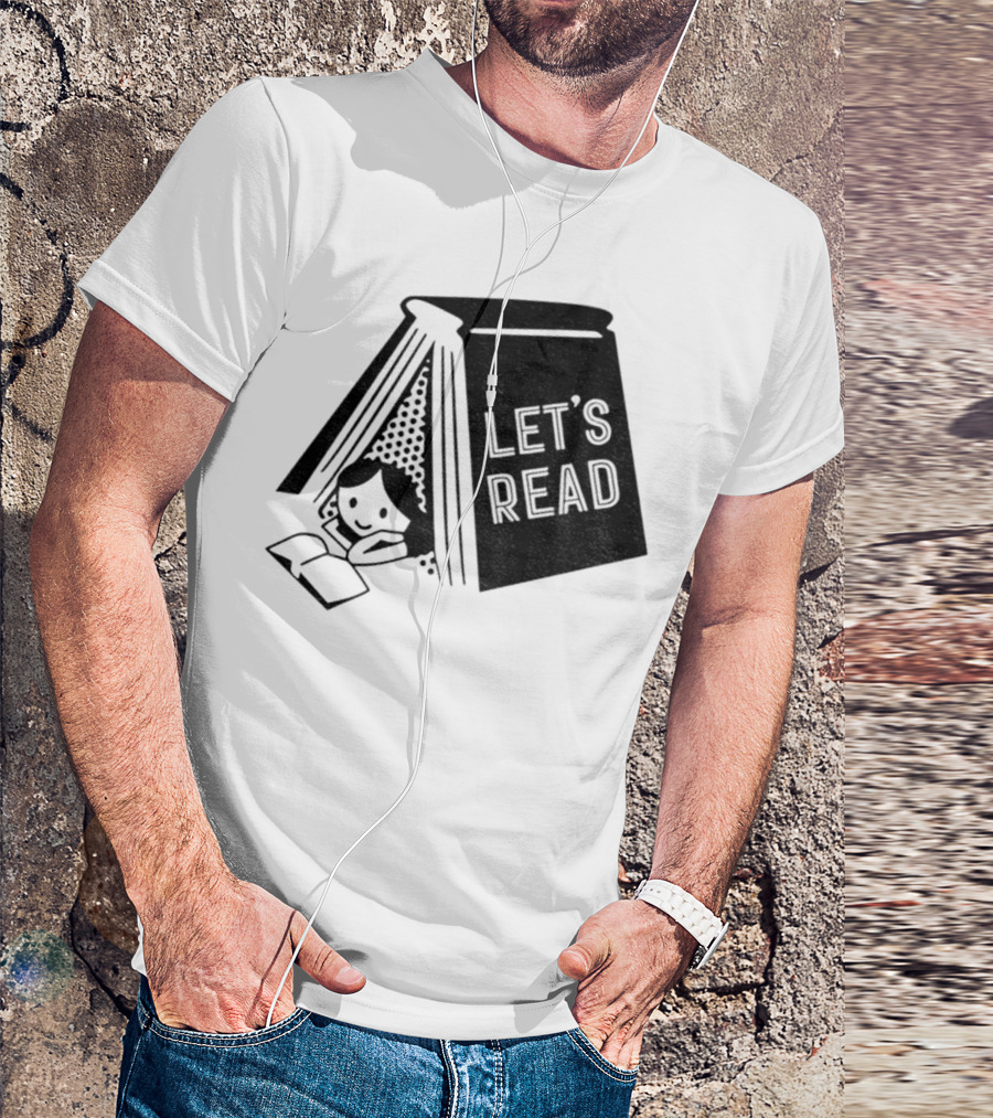 Derek Luh Let’s Read 2025 Book Tent Design T-Shirt