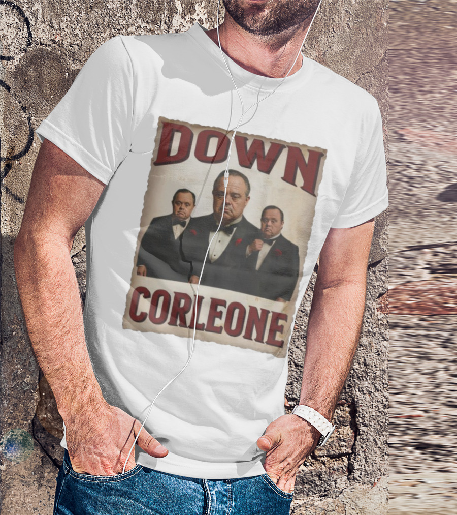Down Corleone Funny Mafia Parody T-Shirt