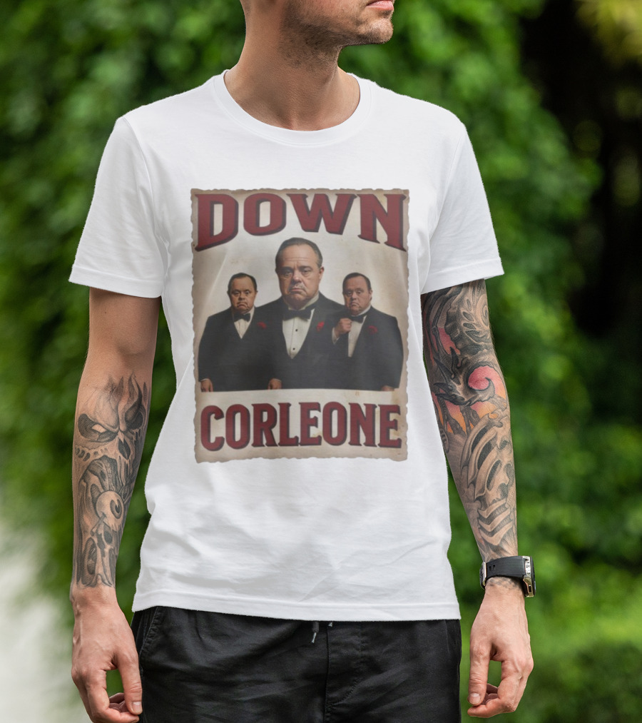Down Corleone Funny Mafia Parody T-Shirt