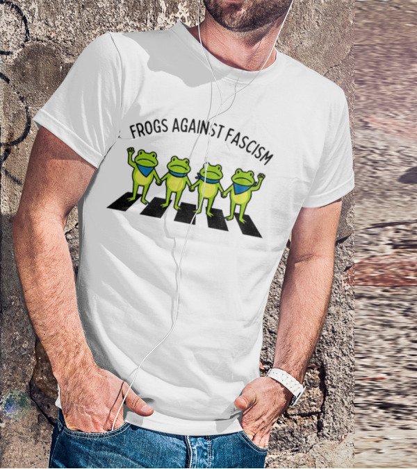 Frogs Against Fascism Anti Fascism Abolish ICE Portland Protest T-Shirt