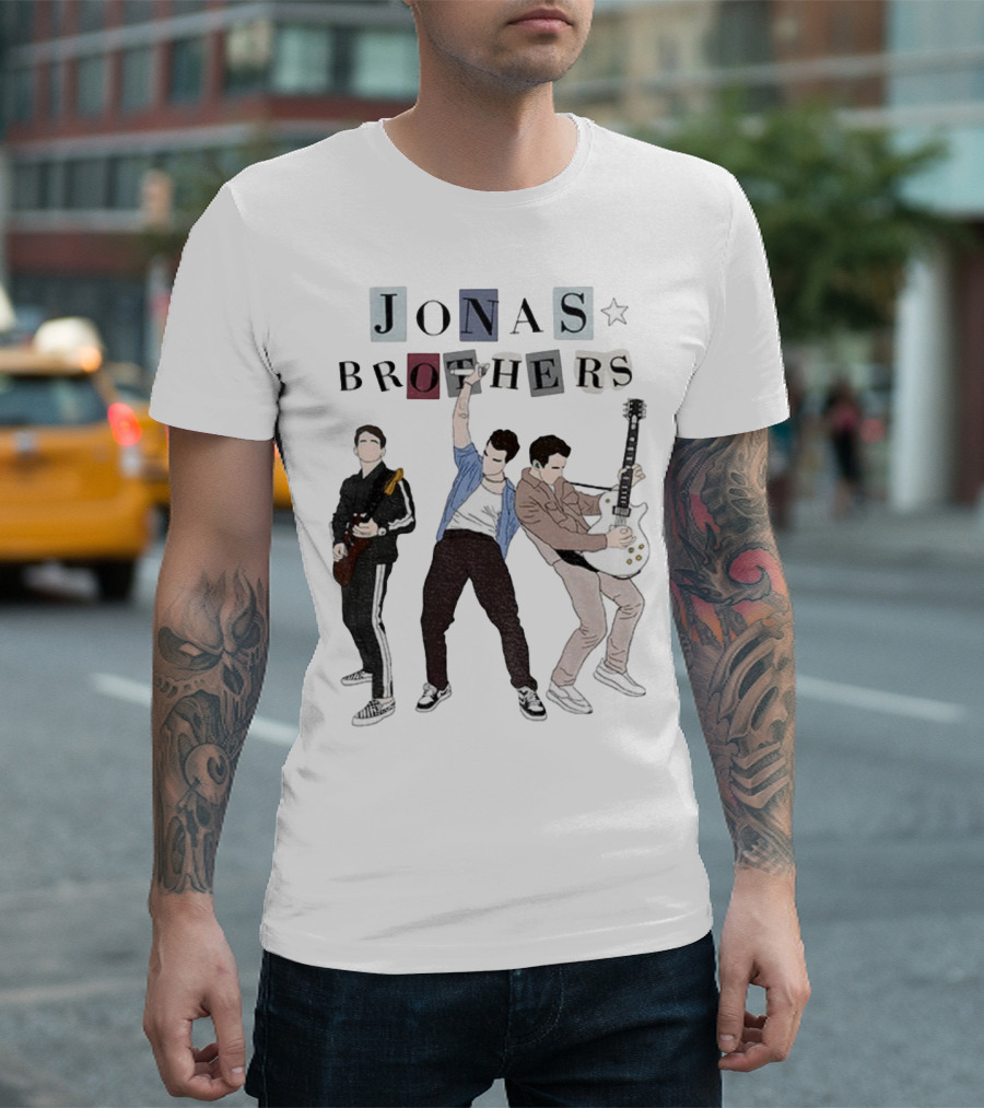 Jonas Brothers 20th Anniversary Tour Era Vintage Style T-Shirt