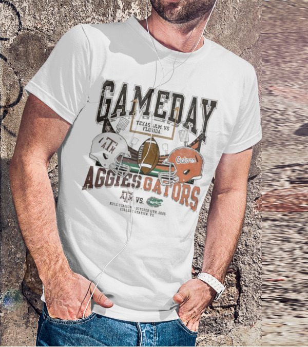 Gameday Texas A&M Aggies Vs Florida Gators Kyle Field November 5 2022 College Station TX T-Shirt