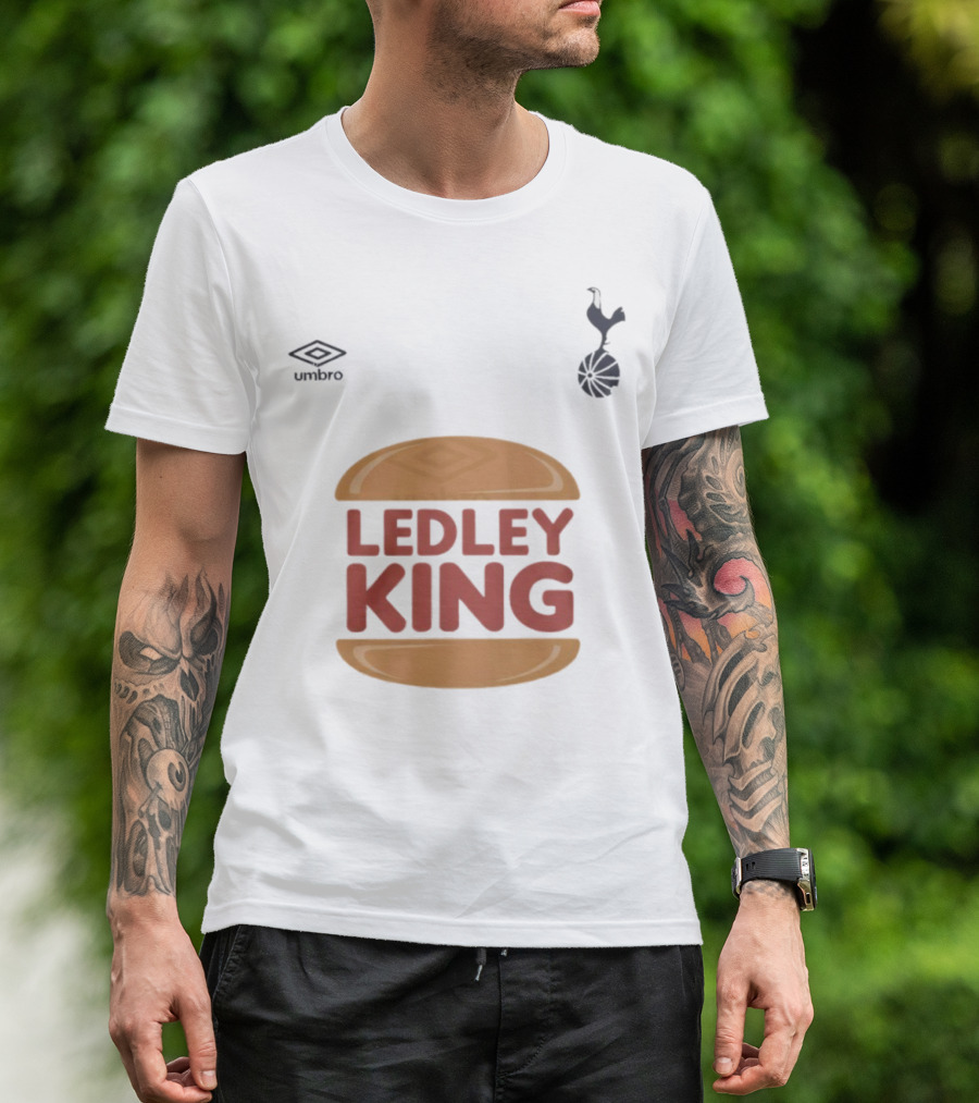 Tottenham Hotspur Umbro Ledley King Burger Logo T-Shirt