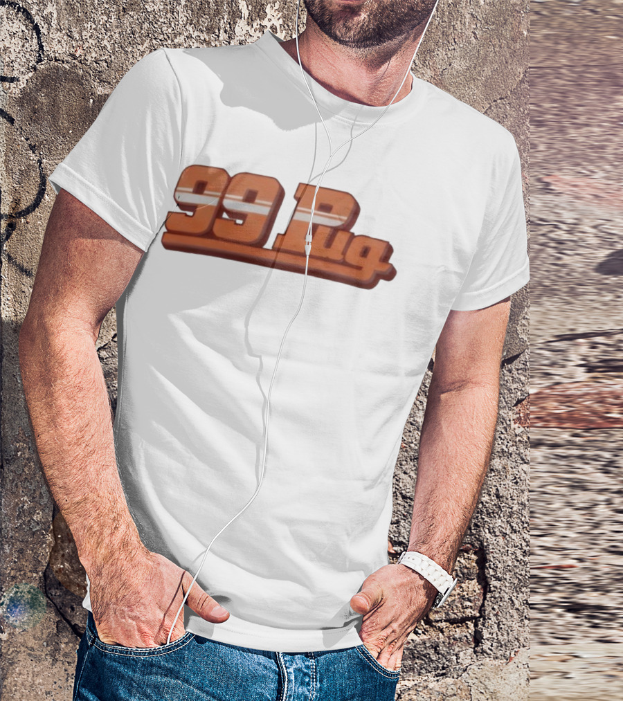 99 Pug Retro Sports Style Bold Font T-Shirt