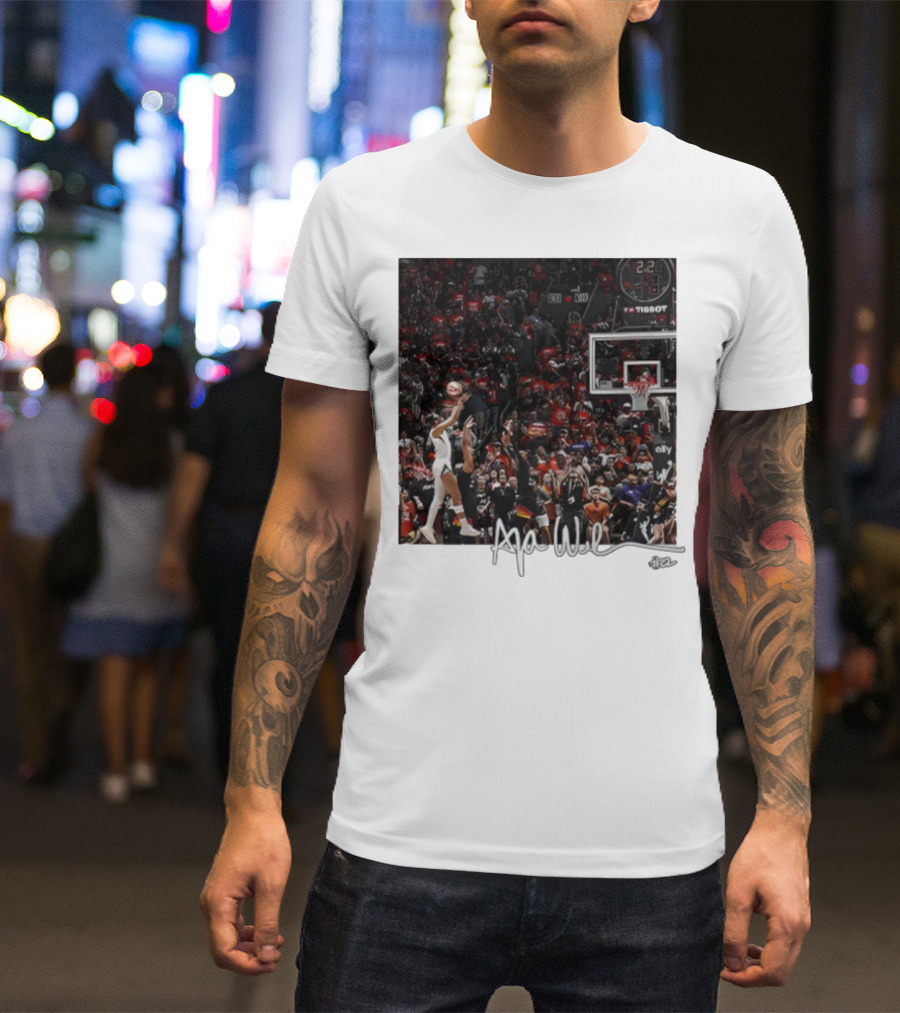 A'ja Wilson Las Vegas Aces Basketball Star Signature Moment T-Shirt