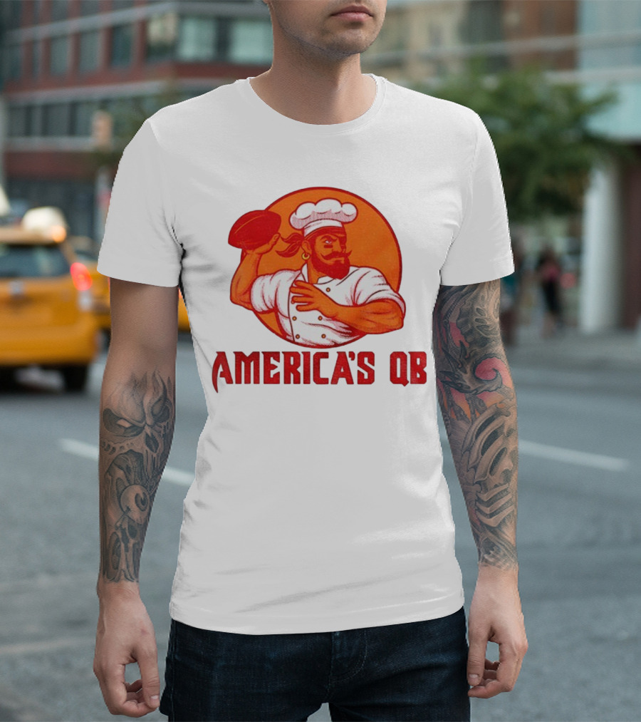 Baker Mayfield America's QB Chef Tampa Bay Buccaneers Football T-Shirt