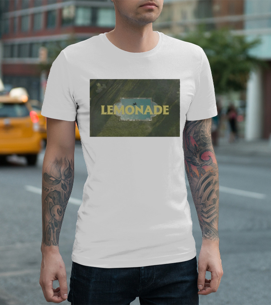 Louis Tomlinson Lemonade Aesthetic Pool Aerial View T-Shirt