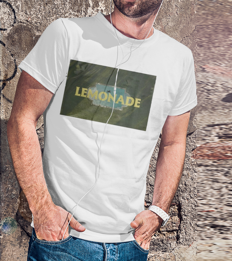 Louis Tomlinson Lemonade Aesthetic Pool Aerial View T-Shirt