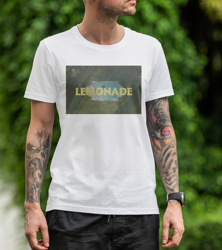 Louis Tomlinson Lemonade Aesthetic Pool Aerial View T-Shirt