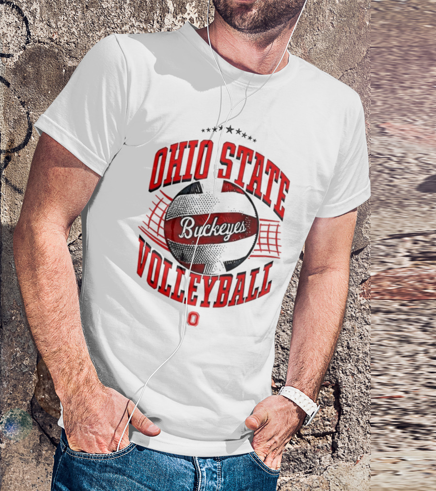Ohio State Buckeyes Volleyball Vintage Retro Style T-Shirt