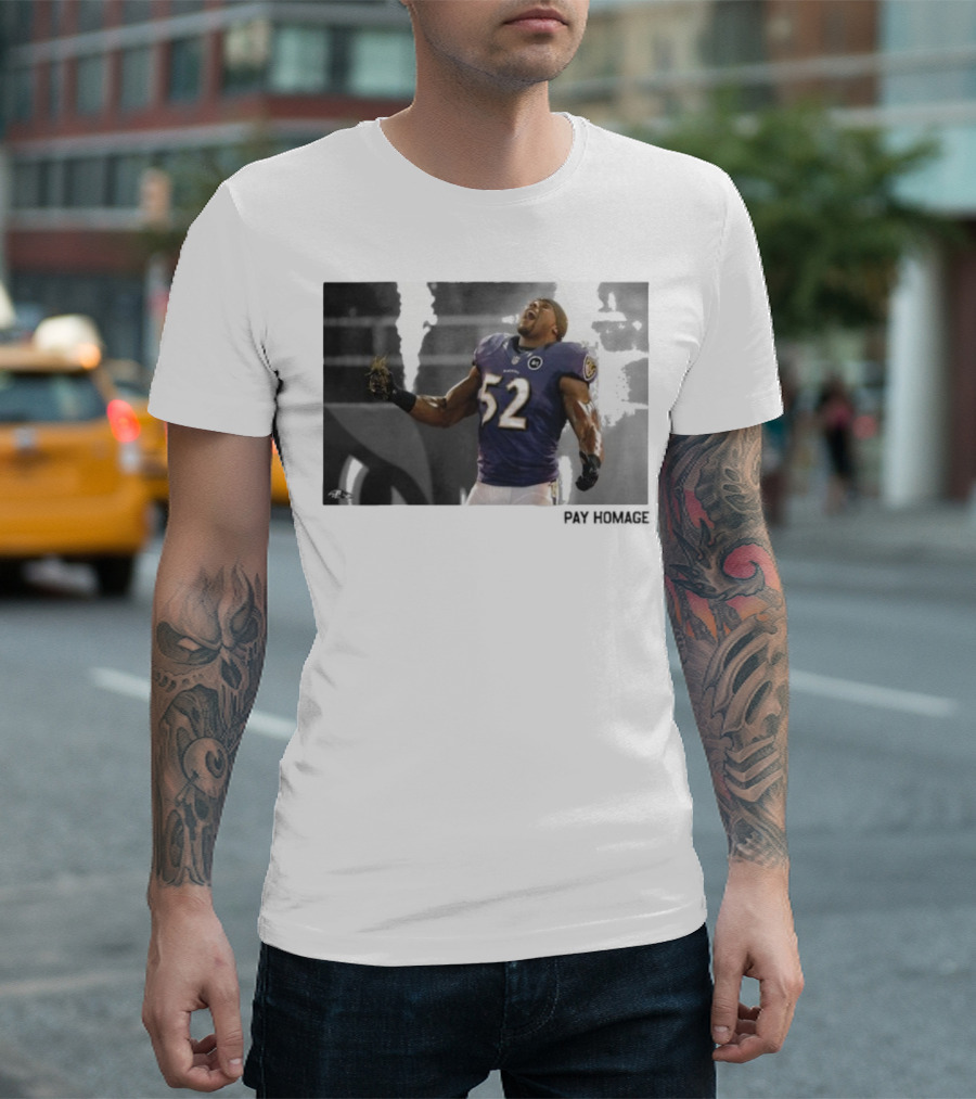 Ray Lewis Baltimore Ravens Legendary Passion NFL 52 T-Shirt