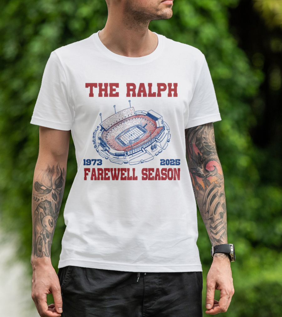 The Ralph Stadium Farewell Season 1973-2025 Buffalo Bills NFL T-Shirt