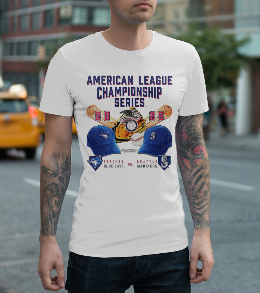 American League Championship Series 2025 Toronto Blue Jays Vs Seattle Mariners T-Shirt