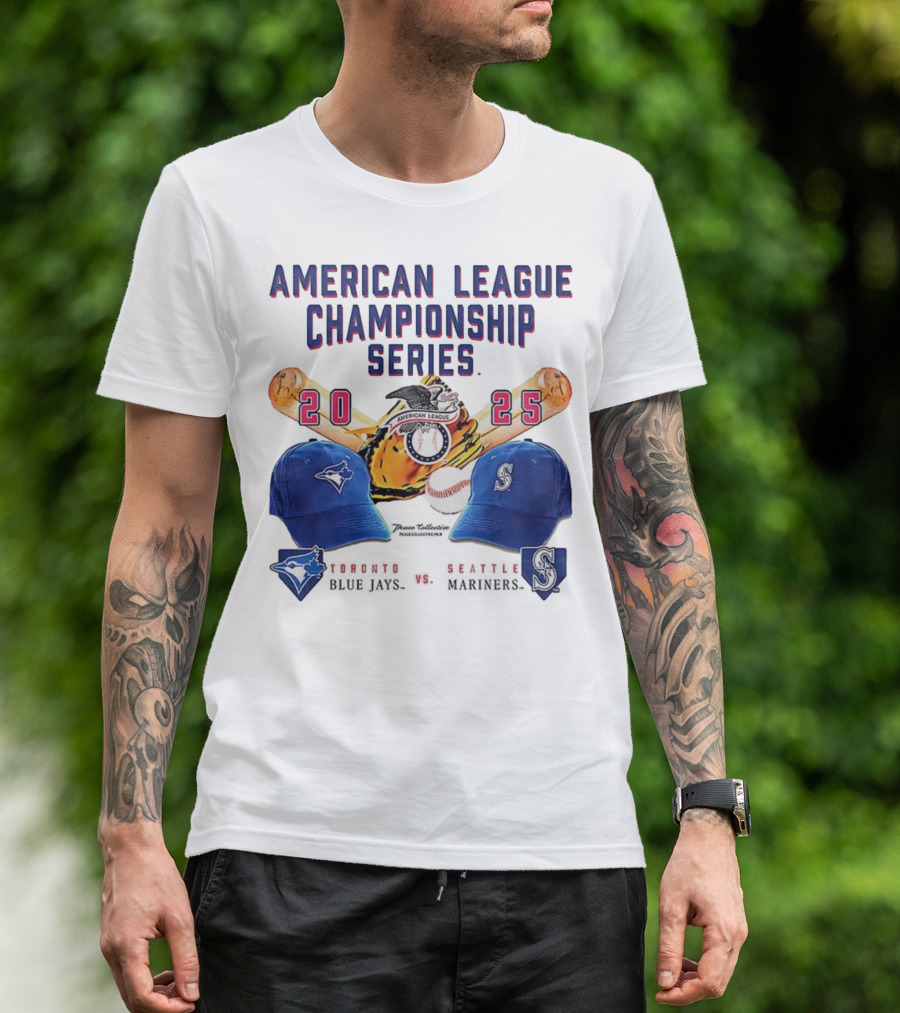 American League Championship Series 2025 Toronto Blue Jays Vs Seattle Mariners T-Shirt