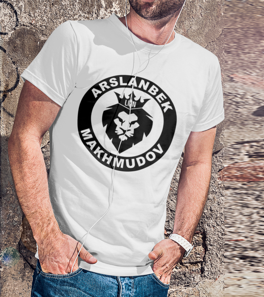Arslanbek Makhmudov Lion Emblem T-Shirt