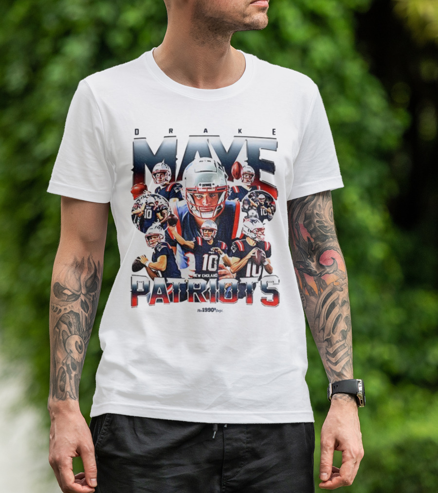Drake Maye New England Patriots NFL Super Bowl 2025 T-Shirt