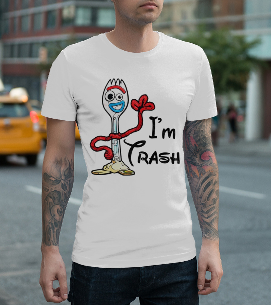 I’m Trash Fork Toy Story Pixar Character T-Shirt